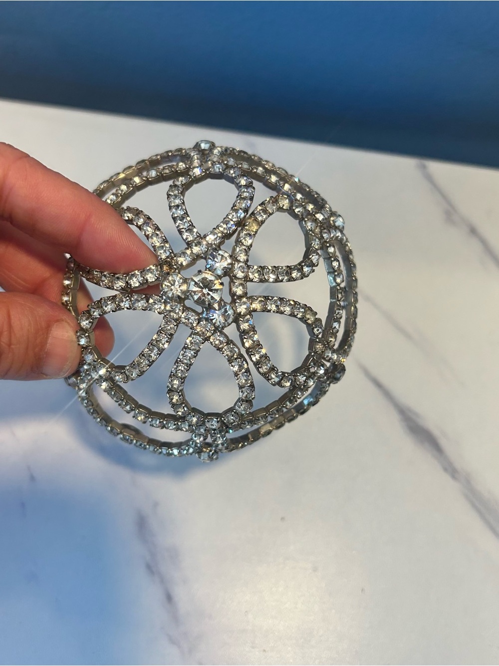 Hair Bun rhinestone nest Accessory - Picture 6 of 12
